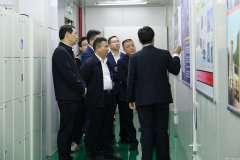 宜春市电子信息产业链招商小分队莅临北京段良文化艺术展览有限公司参观调研